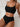 Damen Bikini Set Schwarz Texturiert für Sommer und Strand
