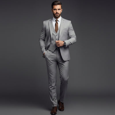 Herrenanzug 3-teilig Elegant für Hochzeitsgäste - Stilvolle Anzüge Herren für besondere Anlässe