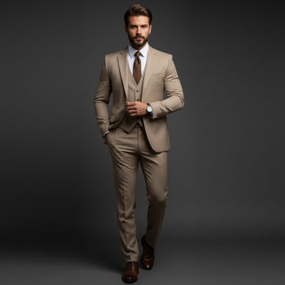 Herrenanzug 3-teilig Elegant für Hochzeitsgäste - Stilvolle Anzüge Herren für besondere Anlässe