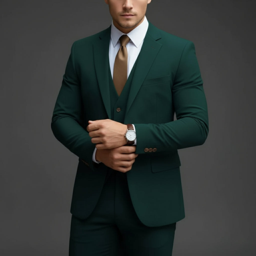Herrenanzug 3-teilig Elegant für Hochzeitsgäste - Stilvolle Anzüge Herren für besondere Anlässe