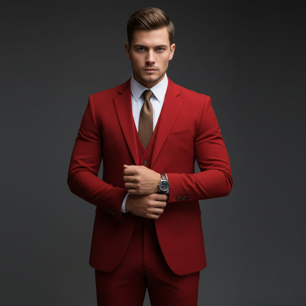 Herrenanzug 3-teilig Elegant für Hochzeitsgäste - Stilvolle Anzüge Herren für besondere Anlässe
