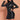 Damen Bodycon Kleid mit Langarm und Hohem Kragen