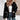 Damen Fleece Cardigan mit Kontrastdetails für Herbst und Winter