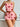 Damen Pyjama Set mit Erdbeerprint und Rippstrick für den Sommer