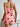 Damen Pyjama Set mit Erdbeerprint und Rippstrick für den Sommer