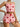 Damen Pyjama Set mit Erdbeerprint und Rippstrick für den Sommer
