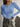 Damen T-Shirt mit halber Knopfleiste und Rippenstruktur