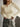 Damen T-Shirt mit halber Knopfleiste und Rippenstruktur