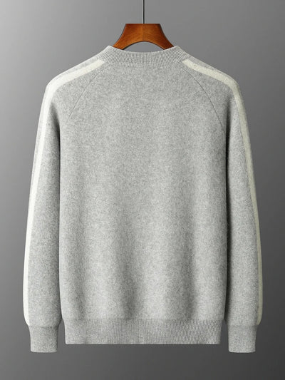 Herren Cardigan aus 100% Kaschmir mit Reißverschluss - Hochwertiger, warmer Strick 5