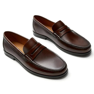 Herren Mokassins Atmungsaktive Slipper Rutschfeste Sohle Casual Schuhe 4