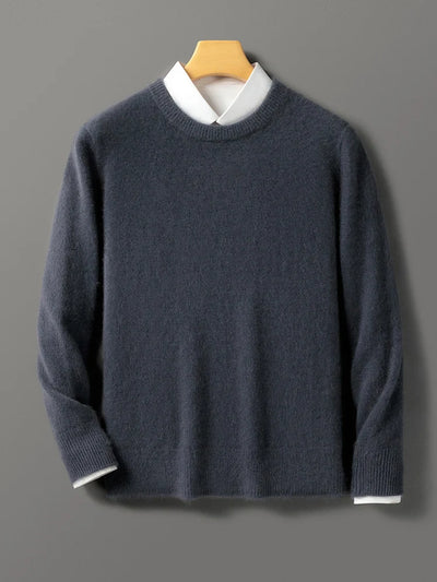 Herren Pullover O-Neck Smart Casual Langarm 0
