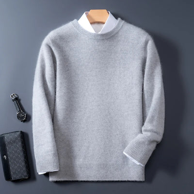 Herren Pullover O-Neck Smart Casual Langarm 15