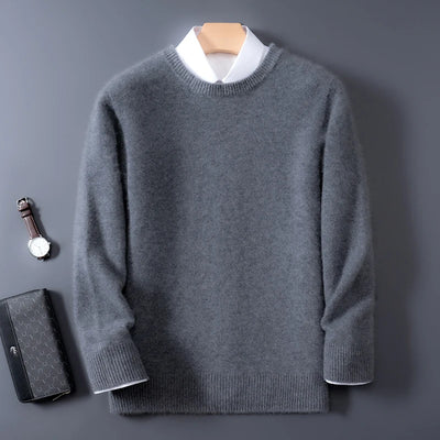 Herren Pullover O-Neck Smart Casual Langarm 16