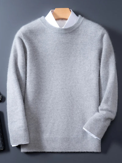 Herren Pullover O-Neck Smart Casual Langarm 3
