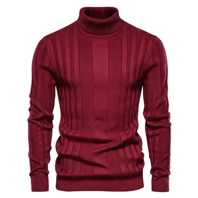 Herren Rollkragen Pullover Strick Klassisch Warm für Winter 0
