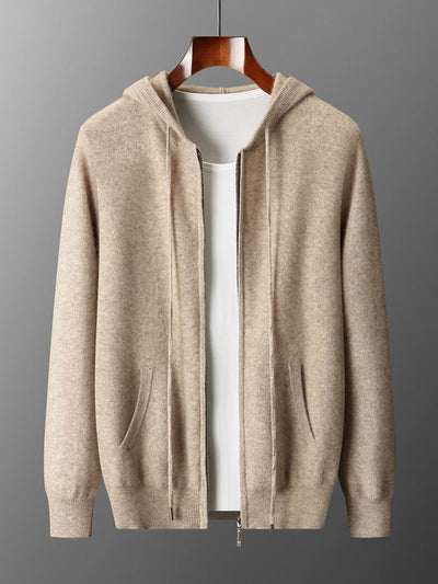 Herren Strickjacke aus Merinowolle mit Taschen 0