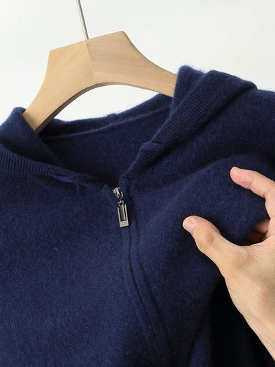 Herren Strickjacke aus Merinowolle mit Taschen 2