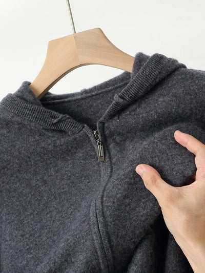 Herren Strickjacke aus Merinowolle mit Taschen 3