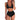 Damen Bikini-Set mit Tierdruck und hoher Taille gestaffelt