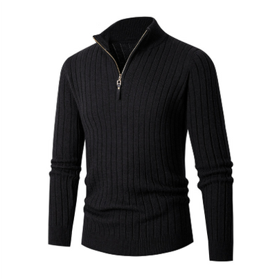 Strick Pullover Herren Mit Halbem Reißverschluss Ergonomische Passform 3